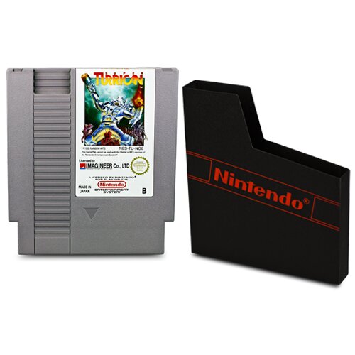 NES Spiel Super Turrican + original Schuber