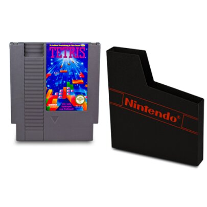 NES Spiel TETRIS + ORIGINAL SCHUBER