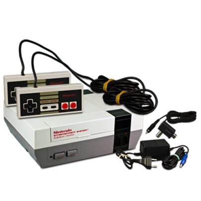 Nintendo ES - NES Konsole + 2 Controller + Netzteil +...