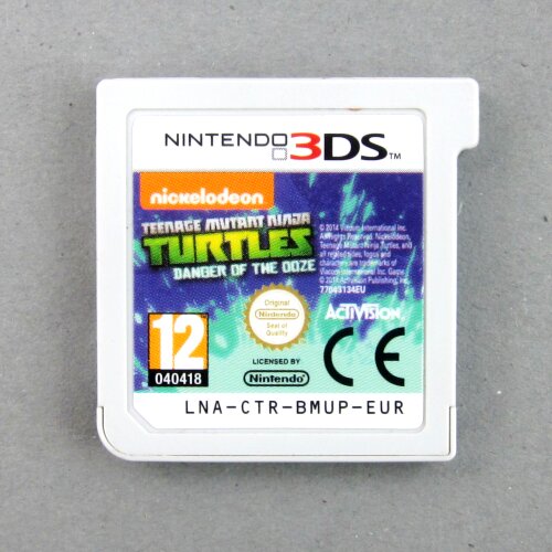 3DS Spiel TEENAGE MUTANT NINJA TURTLES - DIE GEFAHR DES OOZE-SCHLEIMS #B