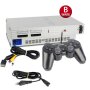 PS2 Konsole Fat in Silber (B-Ware) #65S + Ähnlicher Controller + alle Kabel