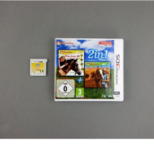 3DS Spiel 2 in 1 - Mein Gestüt 3D - Ein Leben für die Pferde + Mein Westernpferd 3D