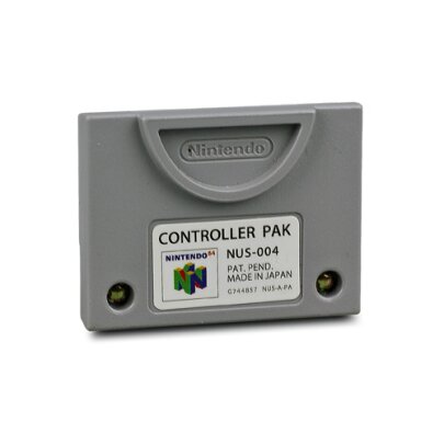 ORIGINAL Nintendo 64 SPEICHERKARTE - CONTROLLER PAK N64