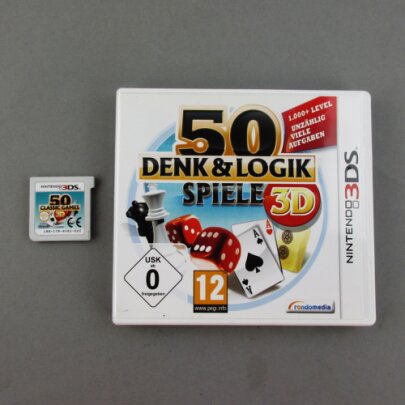 3DS Spiel 50 Denk & Logik Spiele 3D