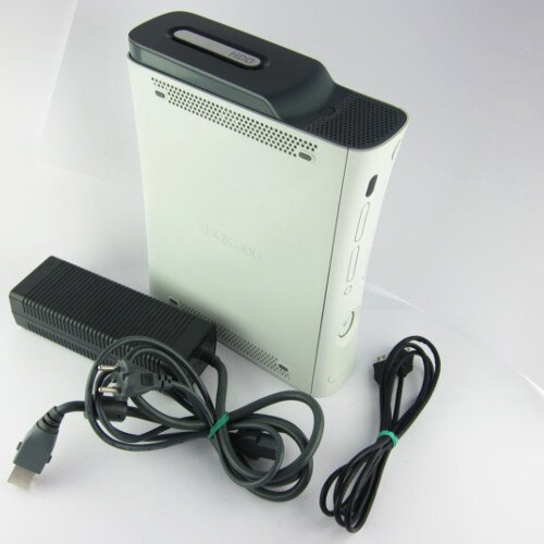 ORIGINAL XBOX 360 KONSOLE ZEPHYR 16,5A MIT HDMI FAT EDITION in WEISS #1A + 20 GB + HDMI + Ladekabel