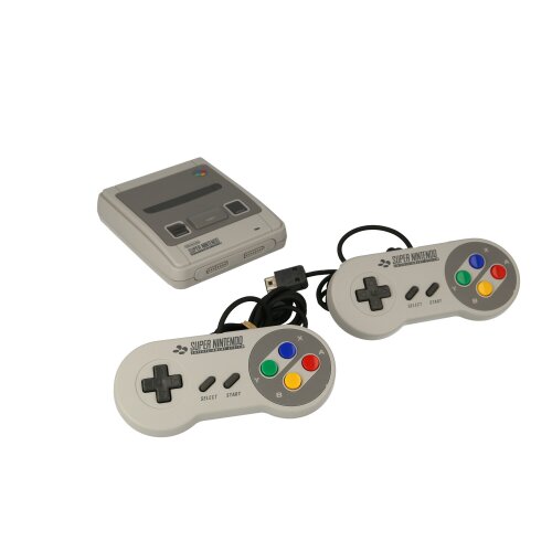 Super Nintendo SNES Mini Konsole + 2 Controller + HDMI + 21 Vorinstallierten Spielen