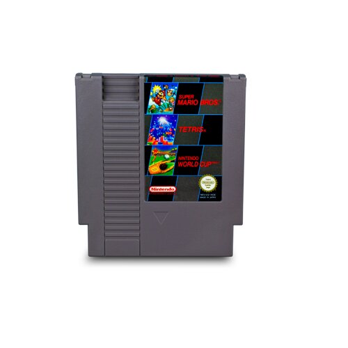 NES Spiel 3 in 1 Super Mario Bros. - Tetris - World Cup