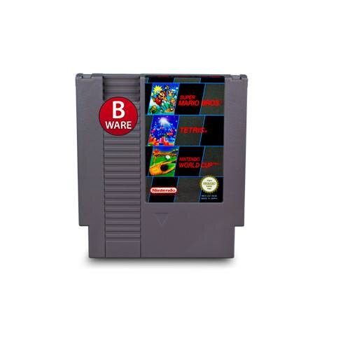 NES Spiel 3 in 1 SUPER MARIO BROS. - TETRIS - WORLD CUP (B-Ware) #004B