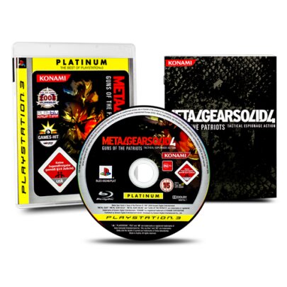 Playstation 3 Spiel Metal Gear Solid 4 - Guns of The...