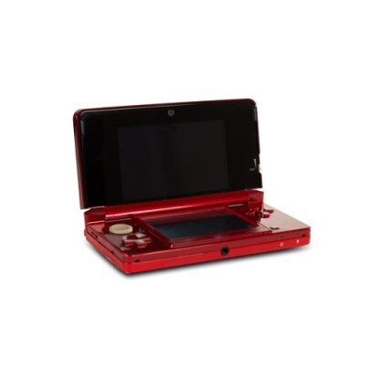 Nintendo 3DS Konsole in Metallic Rot / Red OHNE Ladekabel...