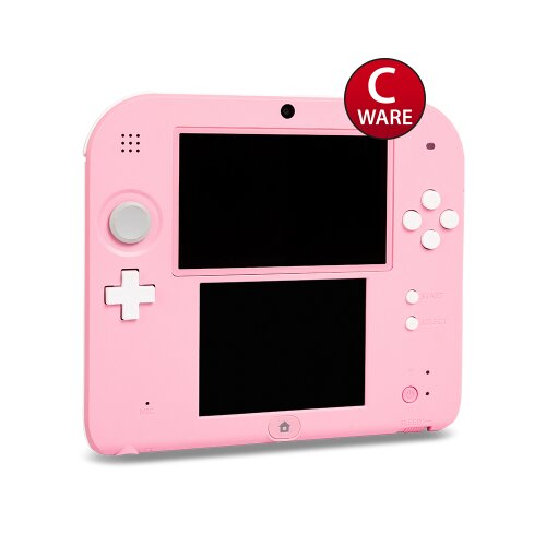 Nintendo 2DS Konsole in Pink Rosa / Weiss OHNE Ladekabel - Zustand akzeptabel