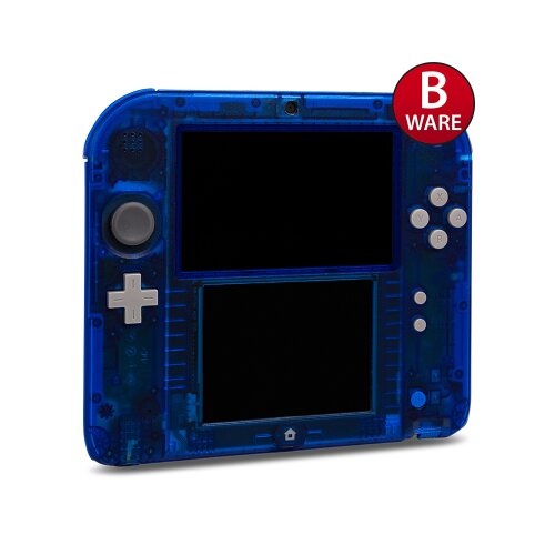 Nintendo 2DS Konsole in Transparent Blau OHNE Ladekabel - Zustand gut