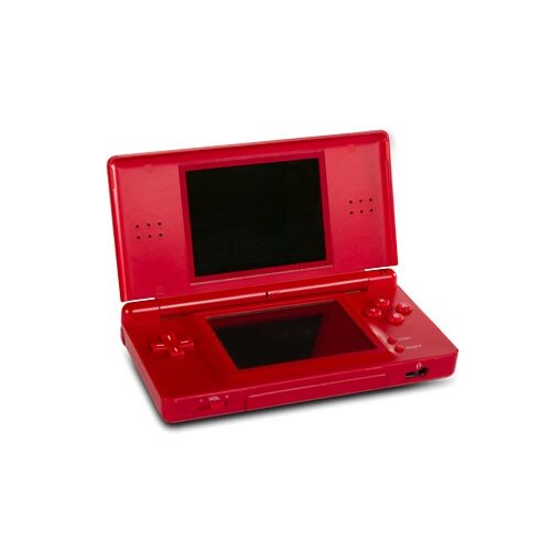 Nintendo DS Lite Konsole in Rot OHNE Ladekabel - Zustand akzeptabel