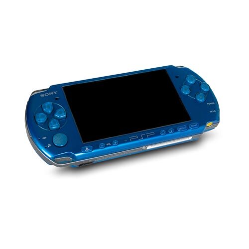 Sony Playstation Portable - PSP 3004 Slim & Lite Konsole in Blau / Vibrant Blue OHNE Ladekabel - Zustand gut