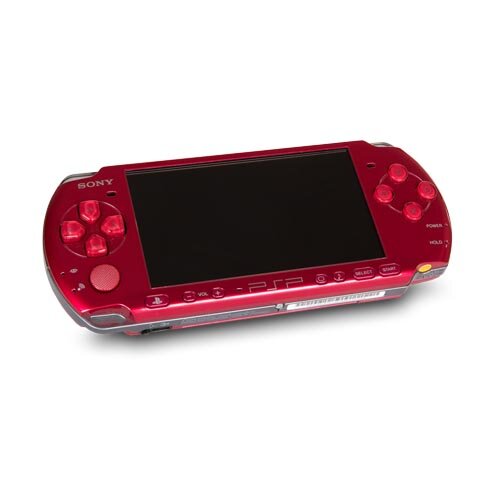 Sony Playstation Portable - PSP 3004 Slim & Lite Konsole in Rot / Red OHNE Ladekabel - Zustand sehr gut