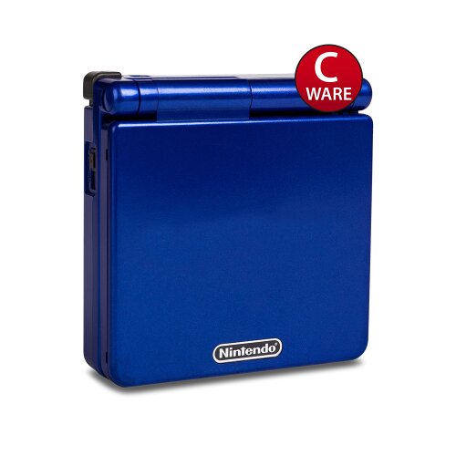 Gameboy Advance SP Konsole in Dunkelblau / Blue OHNE Ladekabel - Zustand akzeptabel