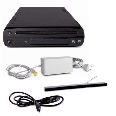 Nintendo Wii U Konsole 32 GB in Schwarz B-Ware + alle...