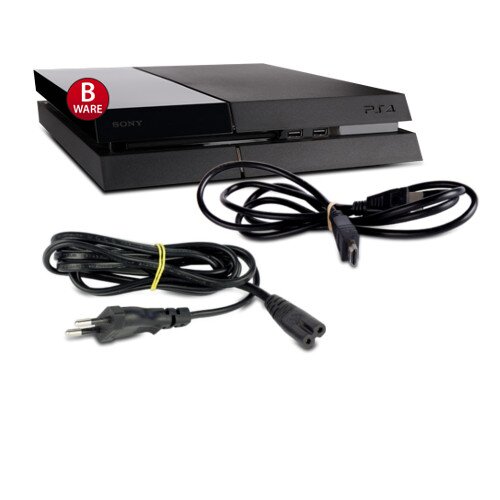PS4 Konsole - Modell Cuh-1116B 1TB in Schwarz (B-Ware) #33B + alle Kabel + Controller