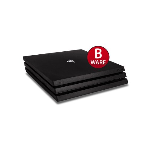 PS4 Pro Konsole - Modell Cuh-7116B 1TB (B-Ware) in schwarz #52B mit allen Kabeln