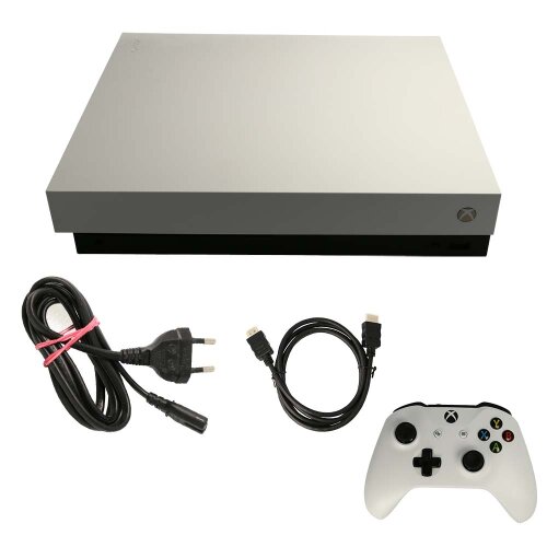 Xbox One X Konsole in Weiss / Weiß Mit 1 TB + Allen Kabel