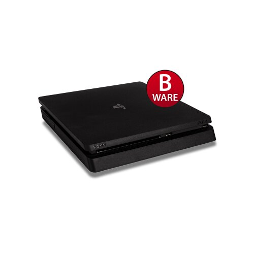 PS4 Konsole Slim - Modell Cuh-2016B 1TB (B-Ware) in Schwarz #43B + alle Kabel