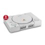 Playstation 1 - PS1 - Psx Konsole Fat in Grau (B-Ware) #10S + alle Kabel + 2 original Controller mit 3D Sticks in Grau