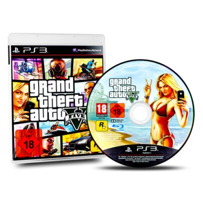 PS3 Spiel GRAND THEFT AUTO V / 5 / FIVE #A (USK 18)