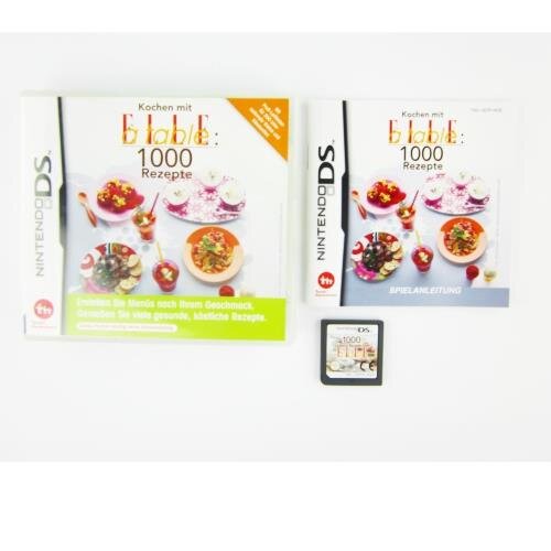 DS Spiel Kochen mit Elle A Table - 1000 Rezepte
