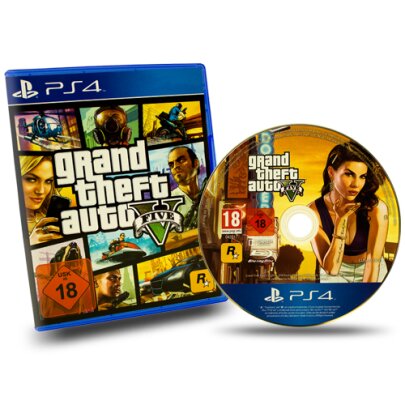 Playstation 4 Spiel Grand Theft Auto V - Gta 5 / Five...