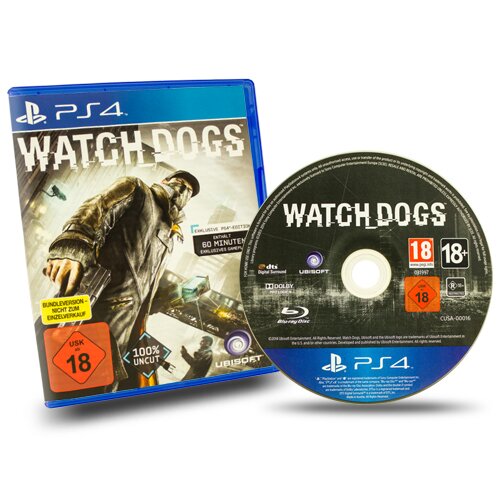 Playstation 4 Spiel Watch Dogs (USK 18)