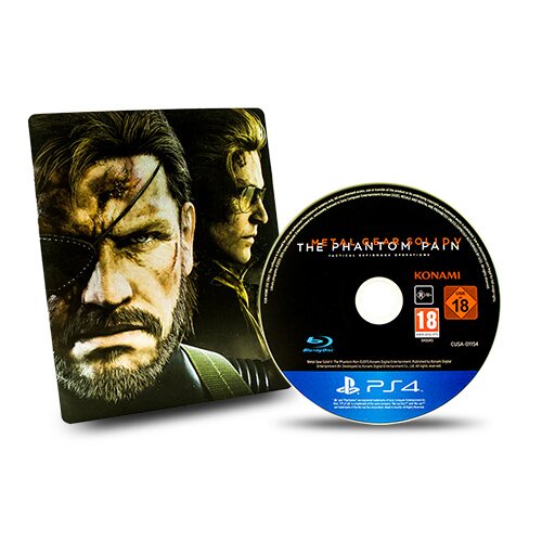 Playstation 4 Spiel Metal Gear Solid V / 5 - The Phantom Pain (USK 18) in Steelbook