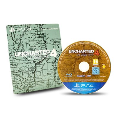 Playstation 4 Spiel Uncharted 4 - A Thief`s End in Steelbook