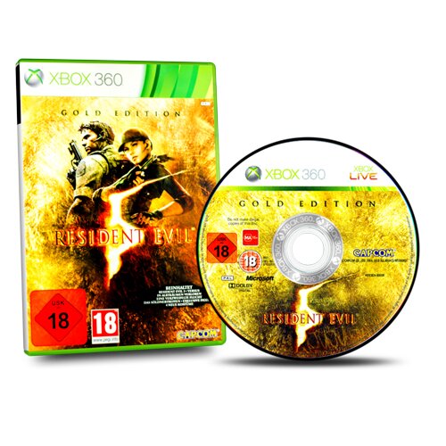 XBOX 360 Spiel RESIDENT EVIL 5 - GOLD EDITION (USK 18) #A