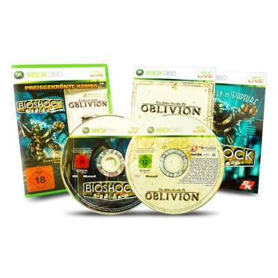 Xbox 360 Spiel Bioshock & The Elder Scrolls IV -...