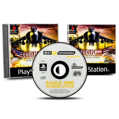 PS1 Spiel Eagle One Harrier Attack
