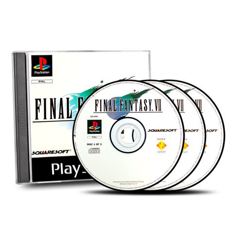 PS1 Spiel FINAL FANTASY VII / 7 (3 CDS) #A