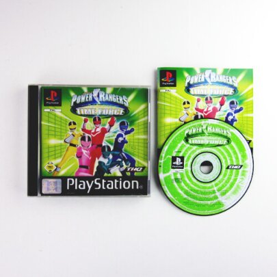 PS1 Spiel Power Rangers - Time Force
