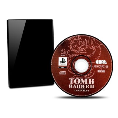 PS1 Spiel TOMB RAIDER II / 2 STARRING LARA CROFT #B