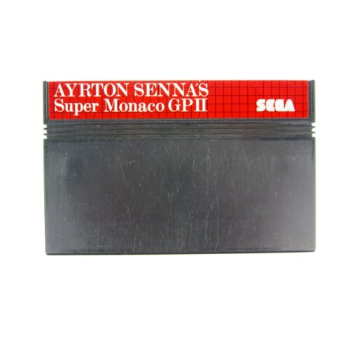 SEGA Master System Spiel AYRTON SENNAS / SENNAS SUPER MONACO GRAND PRIX 2 / II  #B