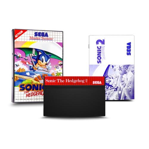Sega Master System Spiel Sonic The Hedgehog 2