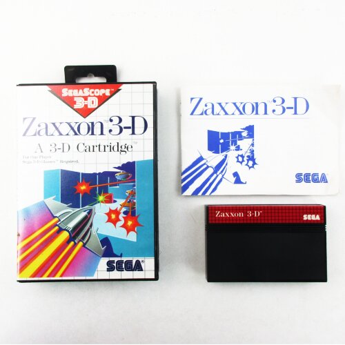 Sega Master System Spiel Zaxxon 3-D