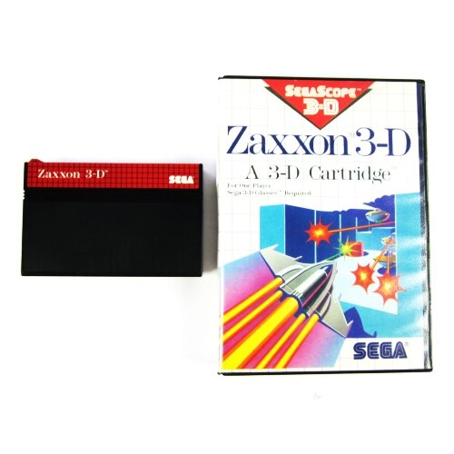 SEGA Master System Spiel ZAXXON 3-D #A