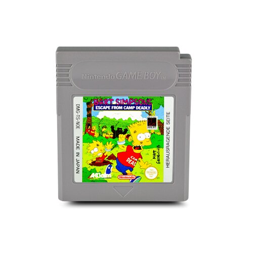 Gameboy Spiel Bart Simpsons Escape From Camp Deadly