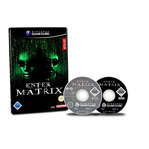 Gamecube Spiel Enter The Matrix - 2 Cds #A