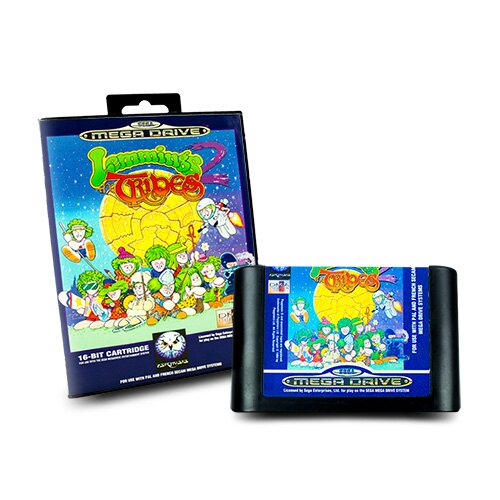 SEGA Mega Drive Spiel LEMMINGS 2 - THE TRIBES #A