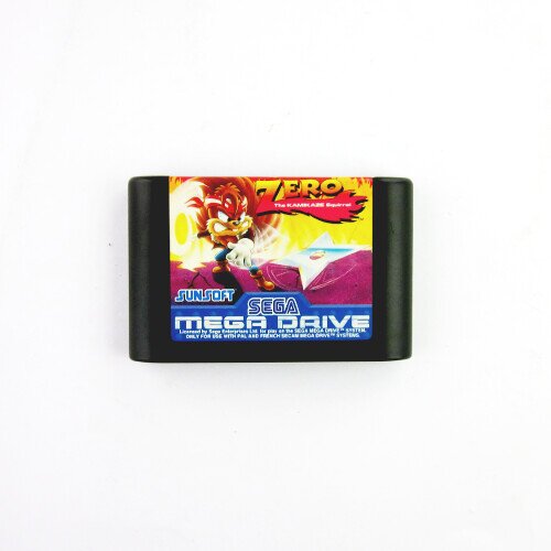 SEGA Mega Drive Spiel ZERO THE KAMIKAZE SQUIRREL #B