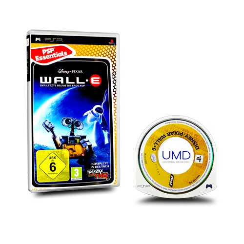 PSP Spiel Disney`S Walle Wall E - Der Letzte Räumt Die Erde Auf #A