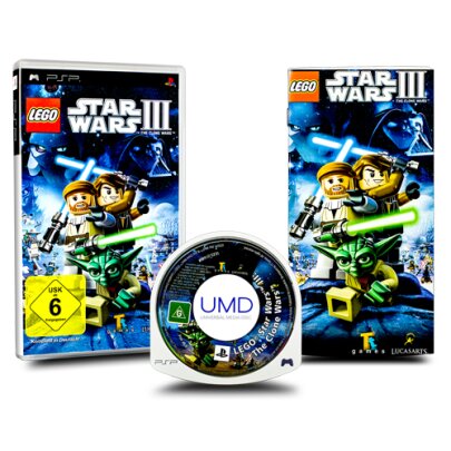 PSP Spiel Lego Star Wars III / 3 - The Clone Wars