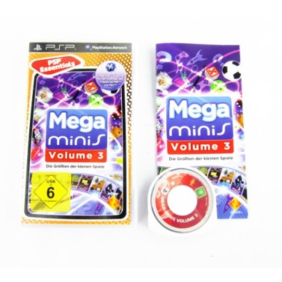 PSP Spiel Mega Minis Volume 3