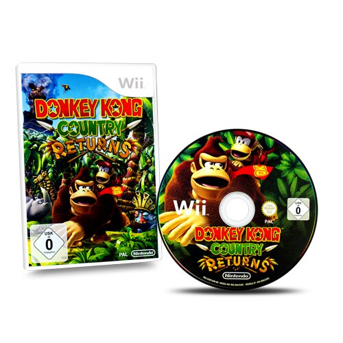 Wii Spiel DONKEY KONG COUNTRY RETURNS #A